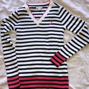 Nautica Striped Sweater SIZE XS
